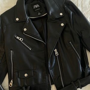 Zara Faux leather Jacket, size L
